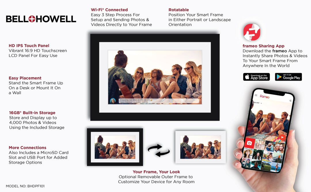 Bell + Howell Smart Photo Frame - Rokinon