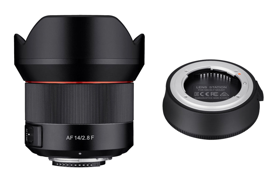 14mm F2.8 AF Weather Sealed Wide Angle with Lens Station (Nikon F) - Rokinon