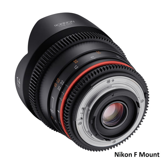 14mm T3.1 Full Frame Ultra Wide Angle Cine DSX - Rokinon