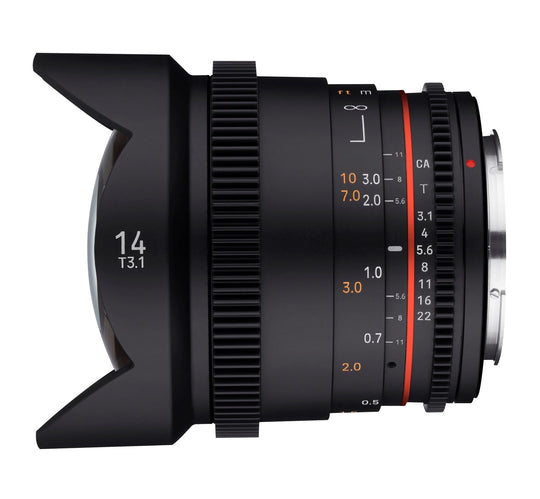 14mm T3.1 Full Frame Ultra Wide Angle Cine DSX - Rokinon