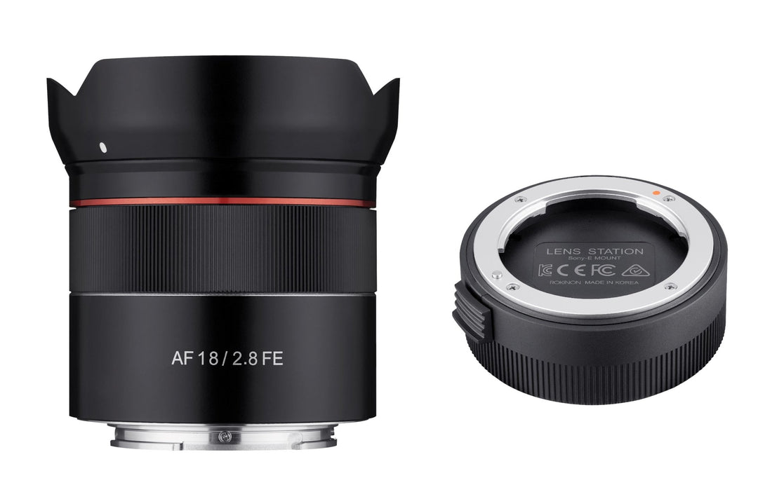 18mm F2.8 AF Compact Full Frame Super Wide Angle with Lens Station (Sony E) - Rokinon