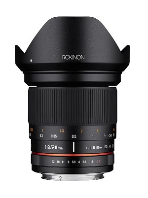 20mm F1.8 Full Frame Wide Angle - Rokinon