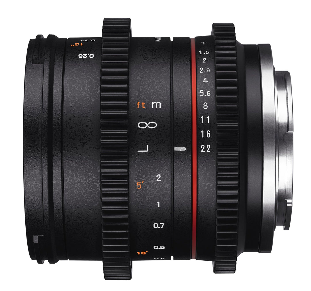 21mm T1.5 Compact High Speed Wide Angle Cine - Rokinon
