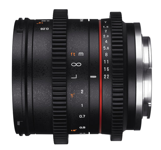 21mm T1.5 Compact High Speed Wide Angle Cine - Rokinon