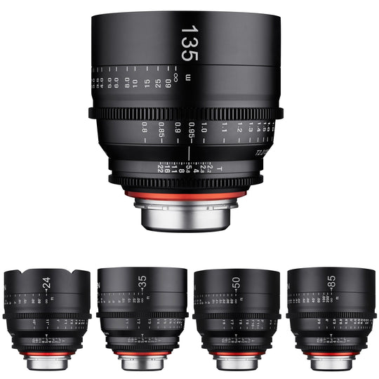 24, 35, 50, 85, 135mm XEEN Pro Cinema Lens Bundle - Rokinon