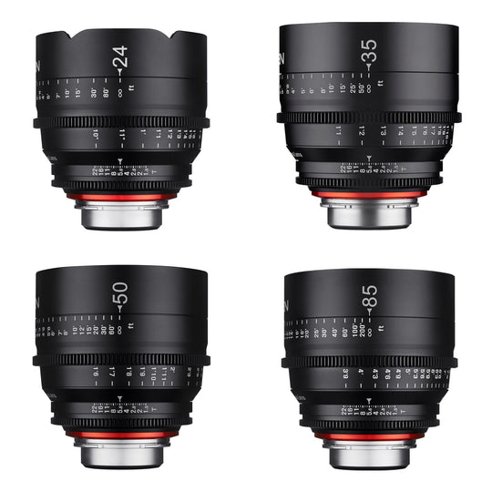 24, 35, 50, 85mm XEEN Pro Cinema Lens Bundle - Rokinon