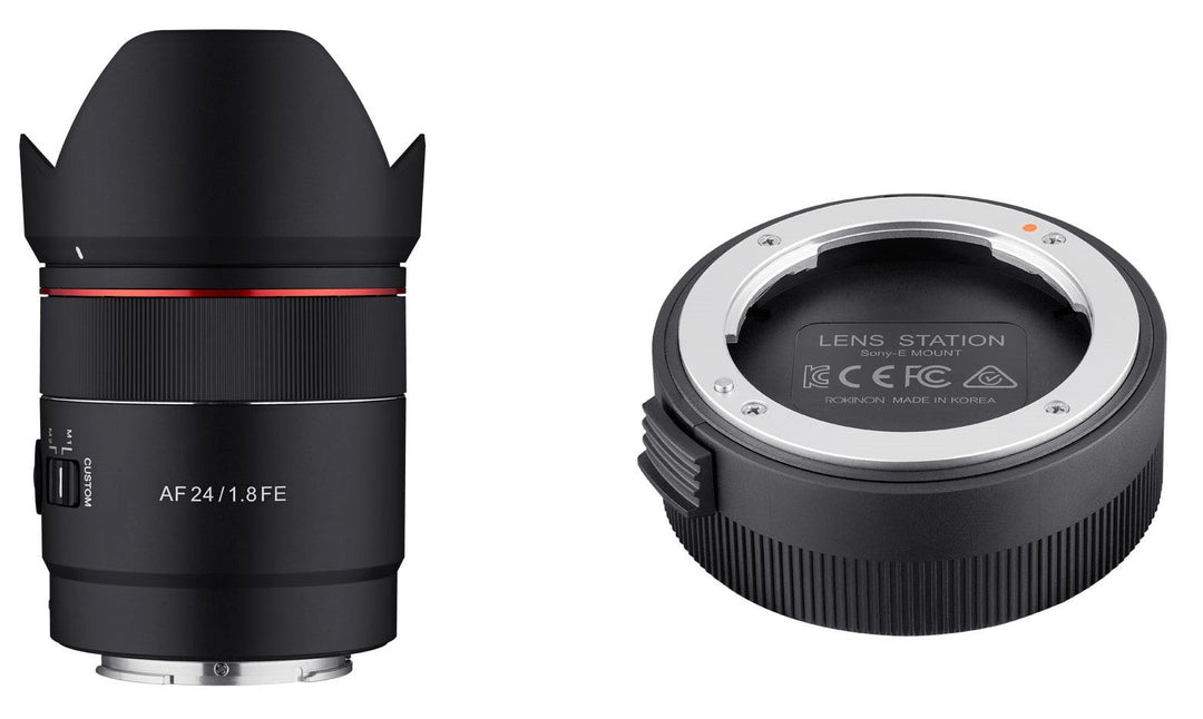 24mm F1.8 AF Compact Full Frame Wide Angle with Lens Station (Sony E) - Rokinon