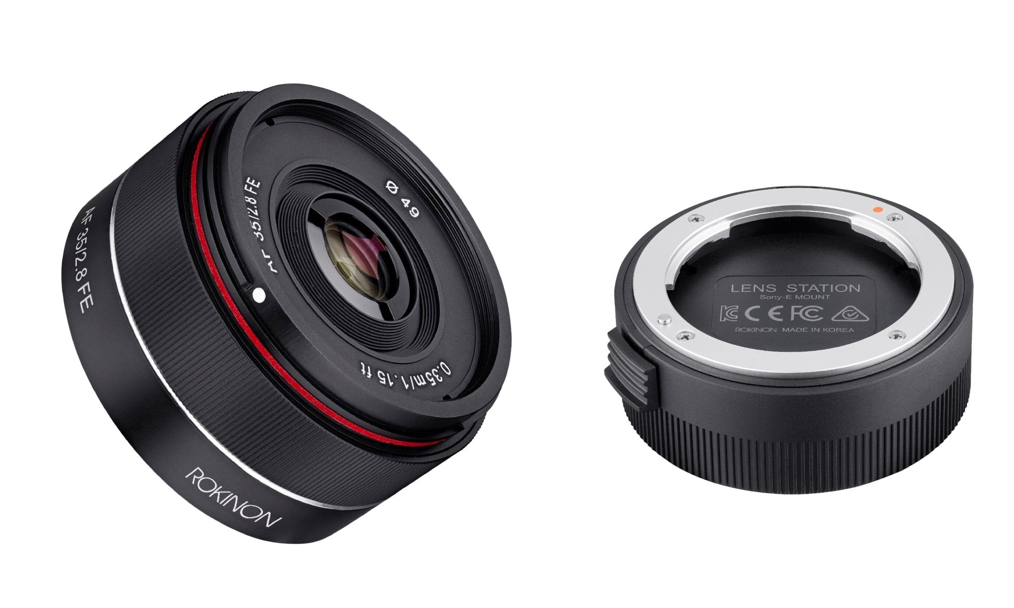 35mm F2.8 AF Wide Angle with Lens Station (Sony E) - Rokinon