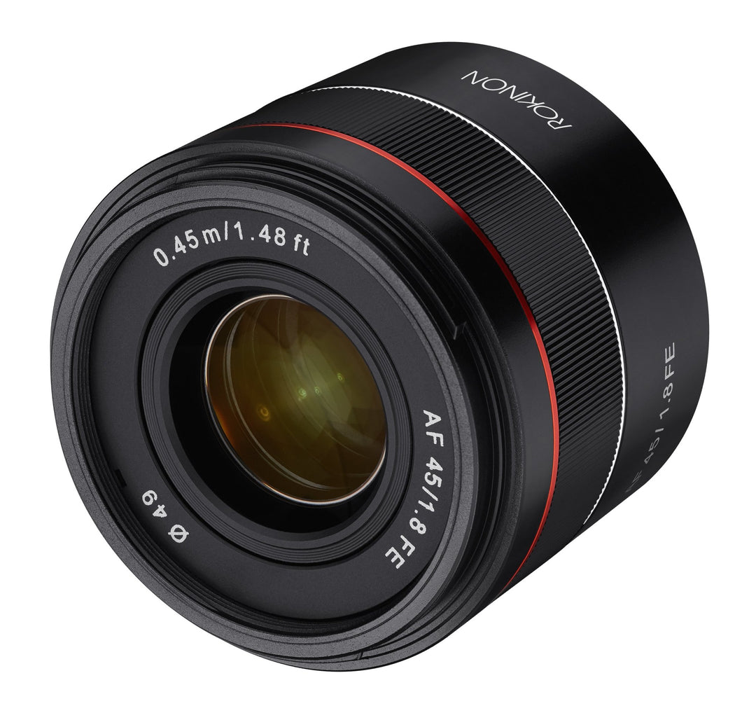 45mm F1.8 AF Compact Full Frame with Lens Station (Sony E) - Rokinon