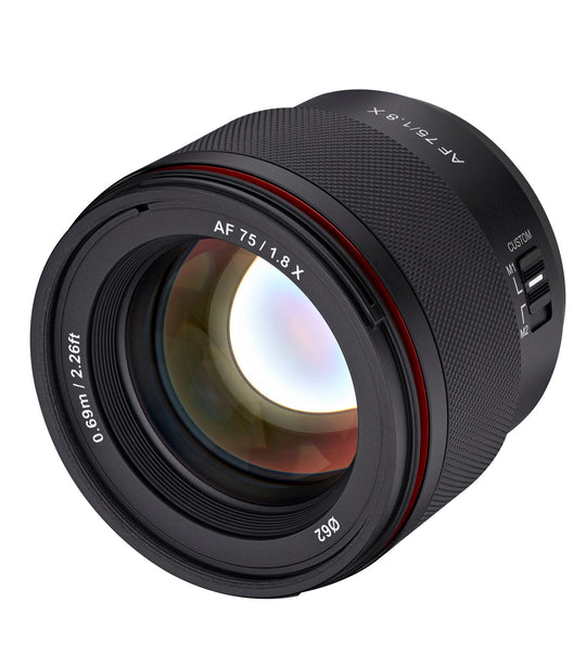 75mm F1.8 AF APS-C Compact Telephoto (Fuji X) - Rokinon