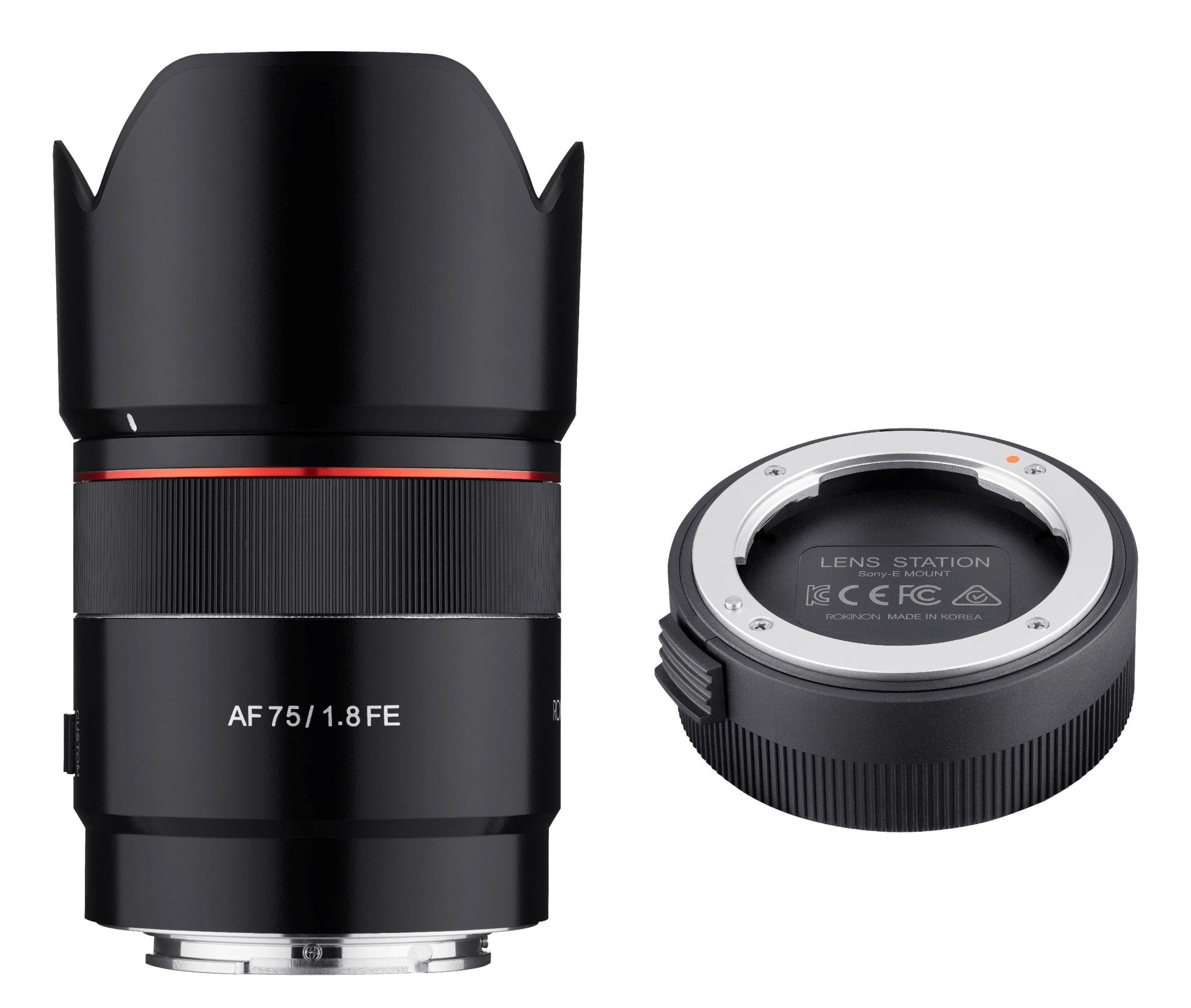 75mm F1.8 AF Compact Full Frame Telephoto with Lens Station (Sony E) - Rokinon