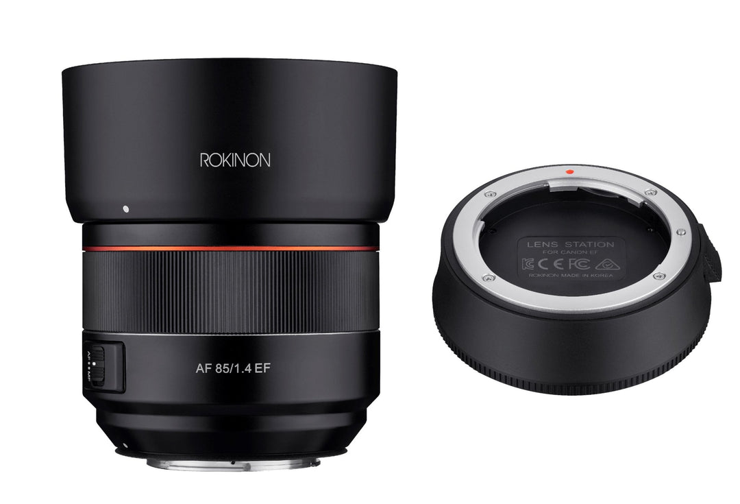 85mm F1.4 AF High Speed Full Frame Telephoto with Lens Station (Canon EF) - Rokinon