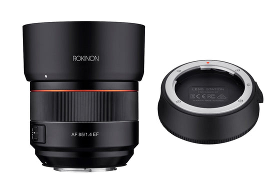 85mm F1.4 AF High Speed Full Frame Telephoto with Lens Station (Canon EF) - Rokinon