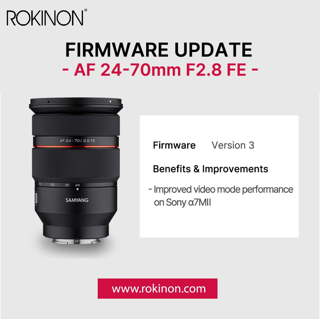 New Firmware Released for the 24-70mm F2.8 AF Zoom Lens