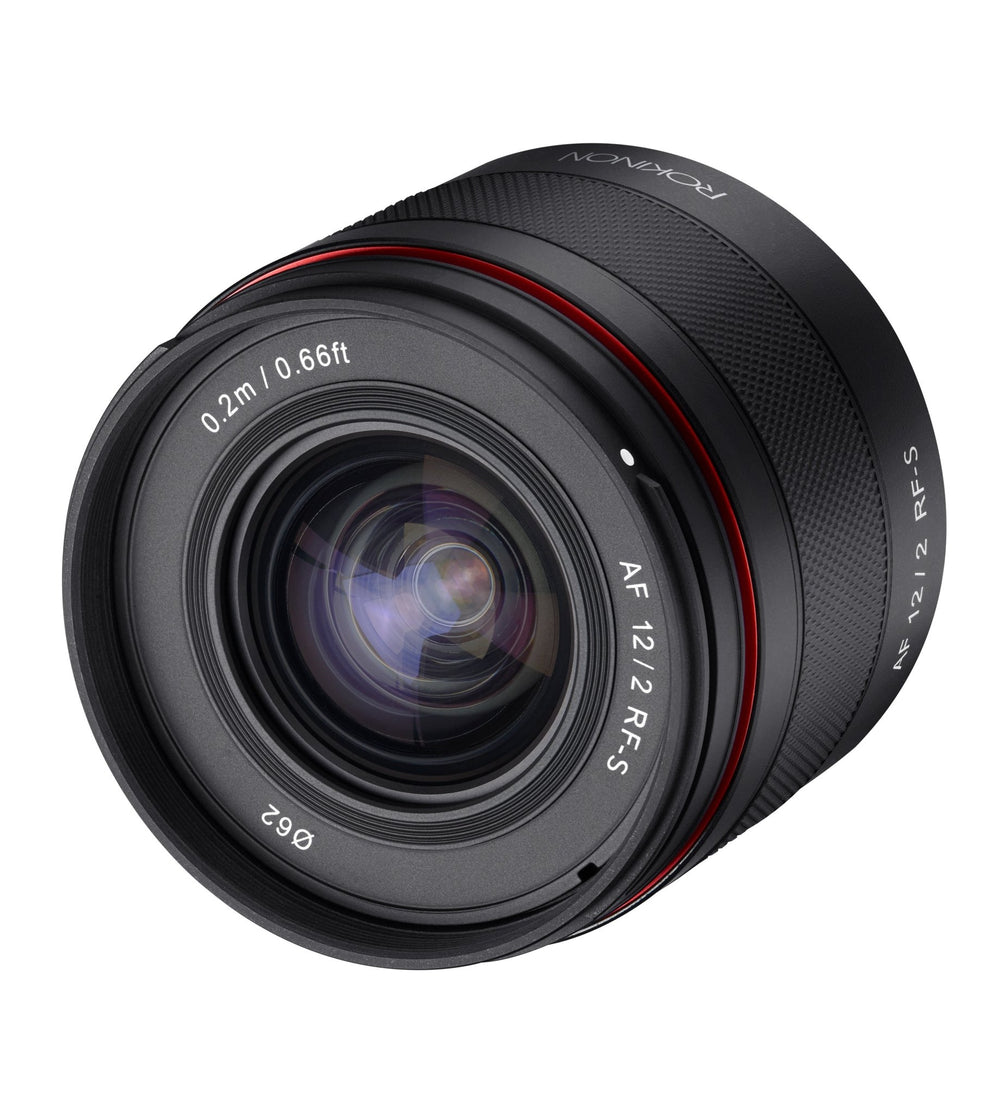 AF 12mm F2.0 RF - S Ultra - Wide Angle Prime Lens (Canon RF - S) - Rokinon