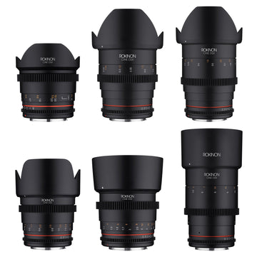 14, 24, 35, 50, 85, 135mm Cine DSX Lens Bundle - Rokinon