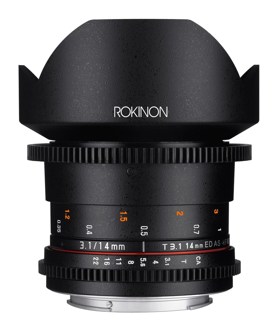 14mm T3.1 Full Frame Ultra Wide Angle Cine DS - Rokinon