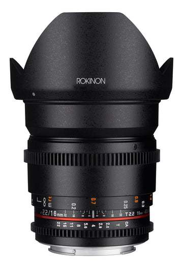 16mm T2.2 High Speed Wide Angle Cine DS - Rokinon