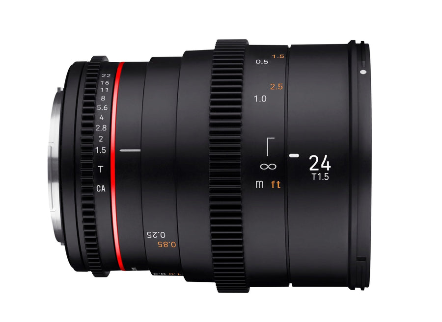 24, 50, 85mm T1.5 Cine DSX Lens Bundle - Rokinon