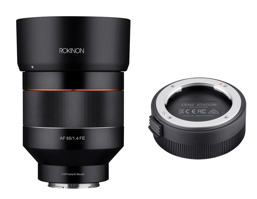 85mm F1.4 AF Full Frame Telephoto with Lens Station (Sony E) - Rokinon