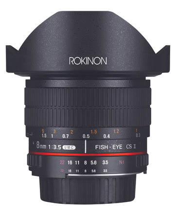 8mm F3.5 HD Fisheye - Rokinon