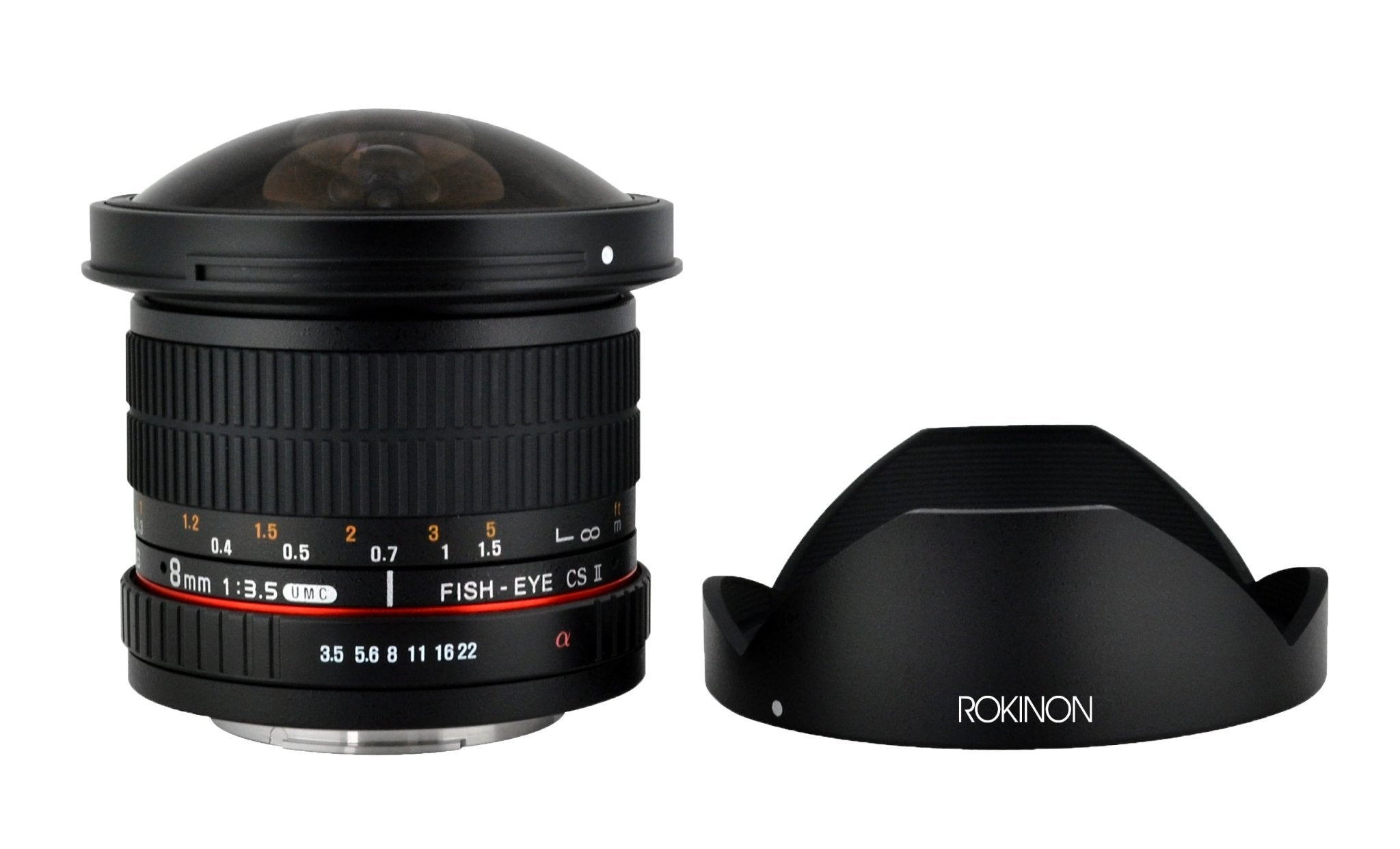 高品質新作Rokinon/サムヤン 8mm F3.5 UMC Fish-eye CSII レンズ(単焦点)